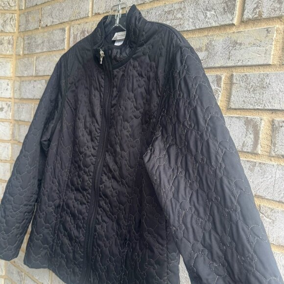Walt Disney World Long Sleeve Zip Front Lightweight Quilted Jacket Size L - Picture 5 of 9